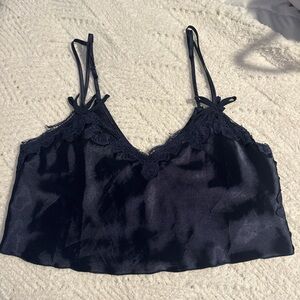 PacSun Midnight Blue Lace Tank Top